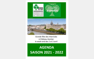 Agenda interclubs - Comité d'Anjou